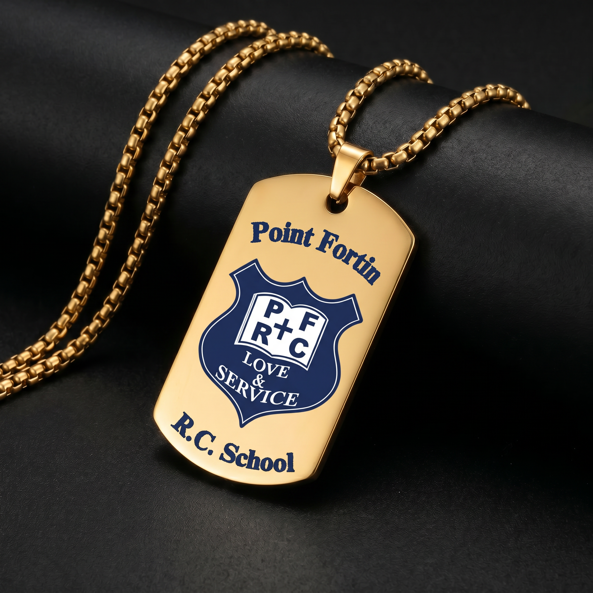 Point Fortin R.C. School graduation necklace