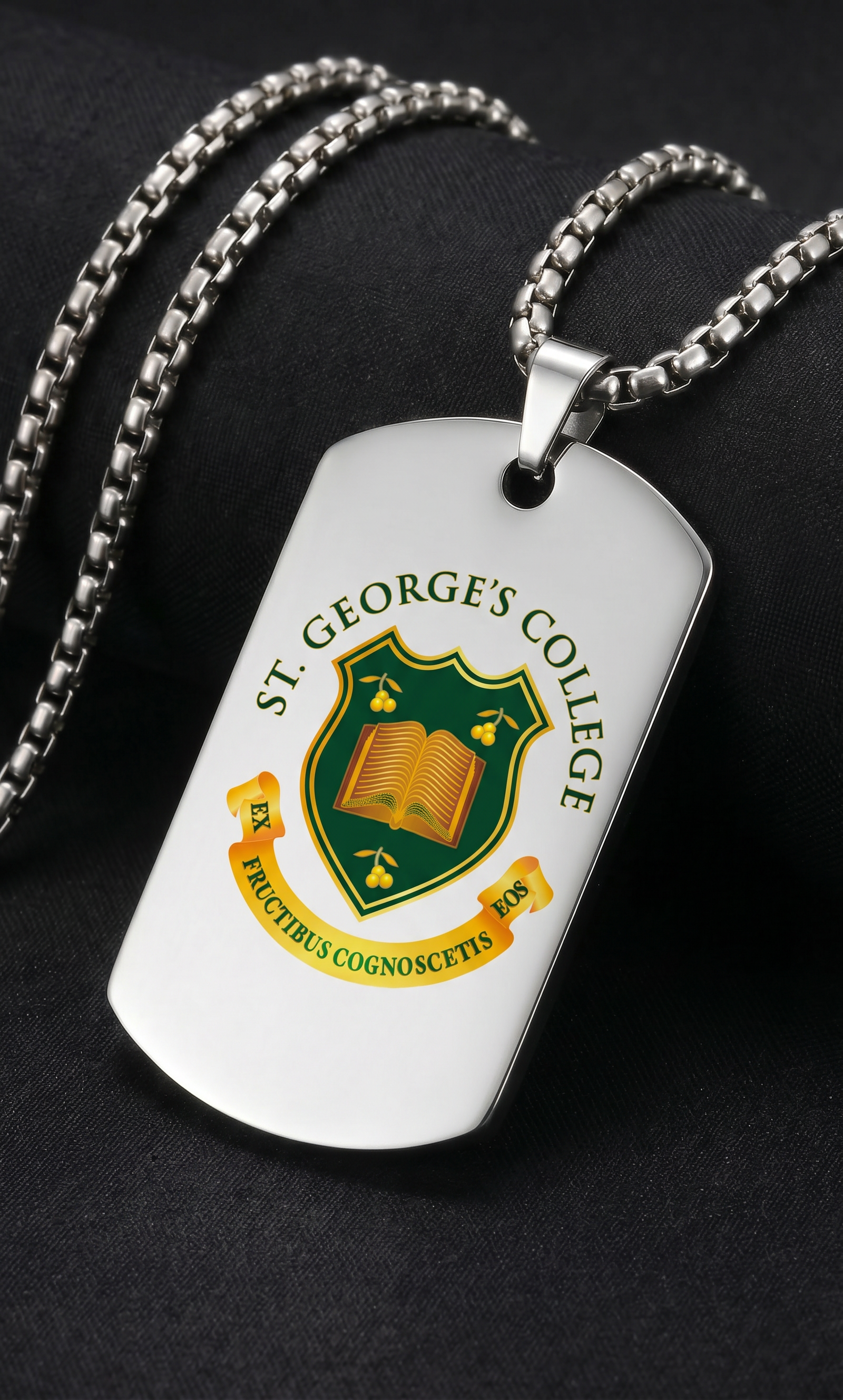 Premium gold stainless steel graduation necklace